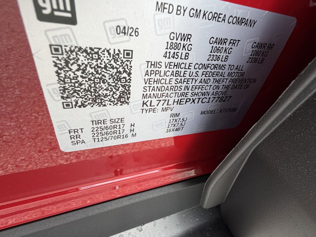 new 2026 Chevrolet Trax car, priced at $22,495