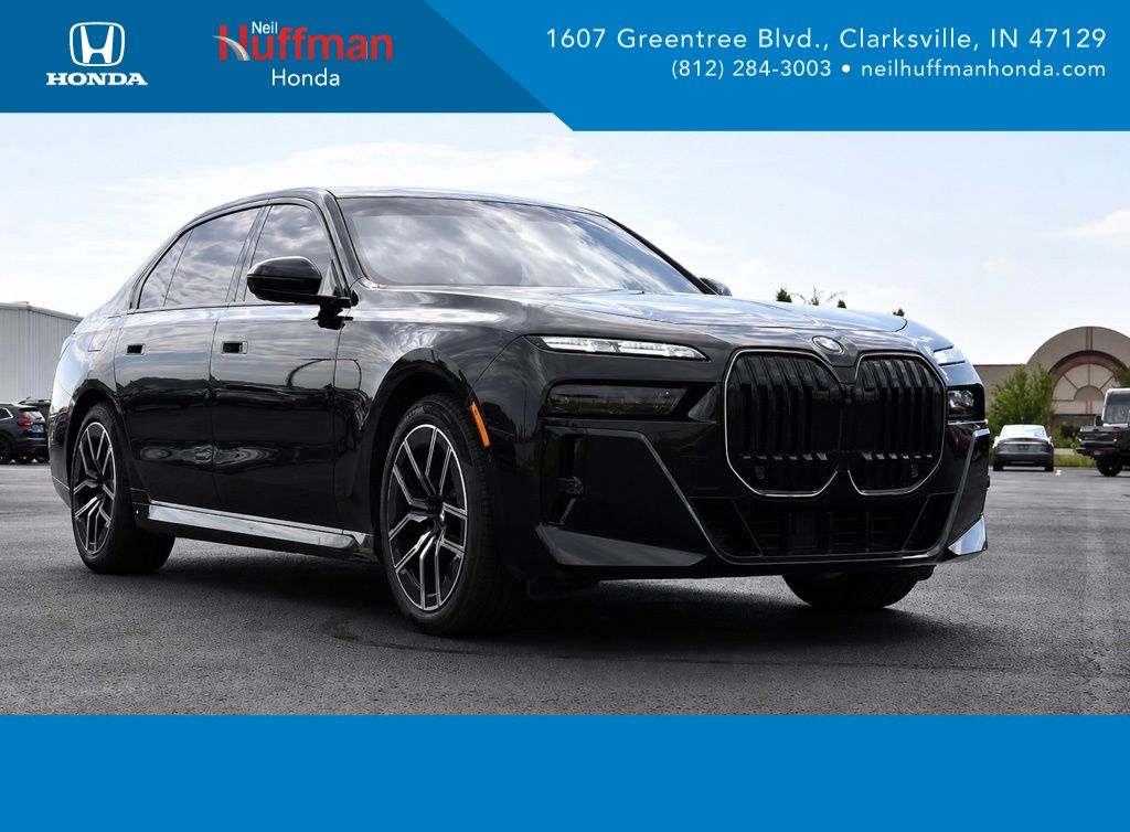 Black Sapphire Metallic 2025 BMW 7 Series Sedan All-Wheel Drive 8-Speed Automatic