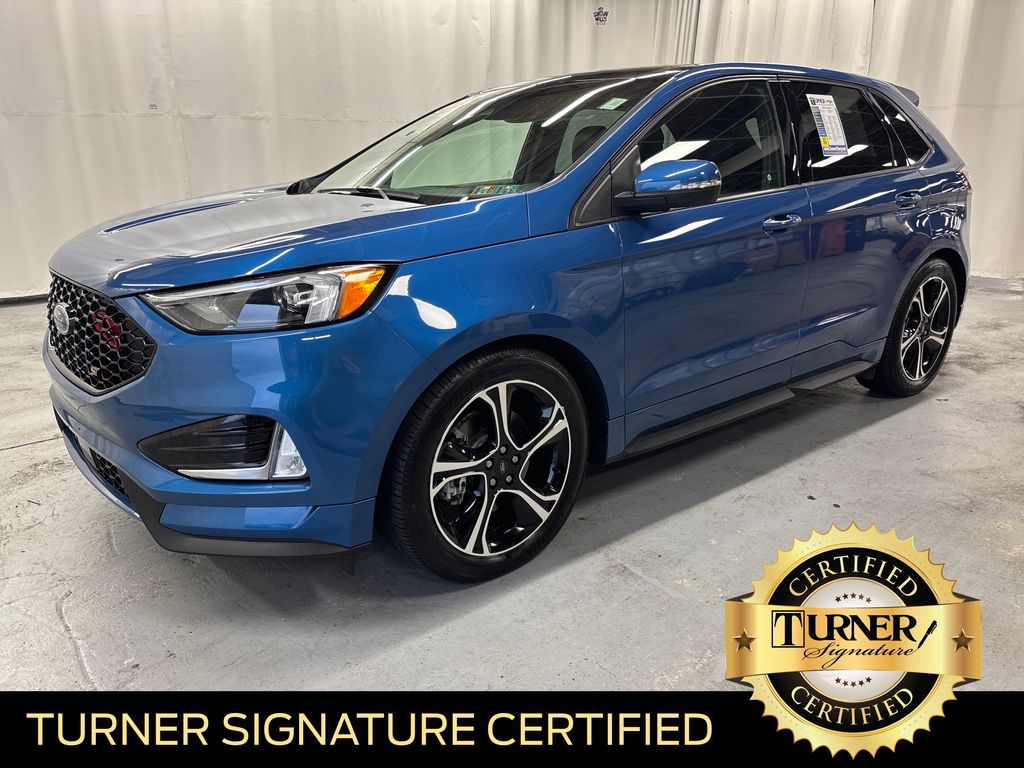 Blue Metallic 2020 Ford Edge SUV / Crossover All-Wheel Drive 8-Speed Automatic
