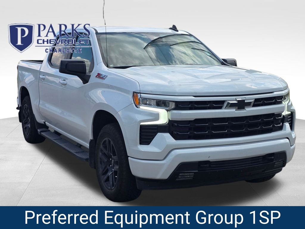 Summit White 2025 Chevrolet Silverado 1500 Pickup Truck Four-Wheel Drive 8-Speed Automatic