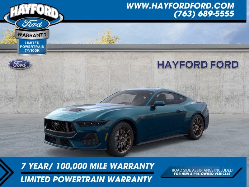 Adriatic Blue Metallic 2026 Ford Mustang GT Premium Fastback RWD Coupe Rear-Wheel Drive Automatic