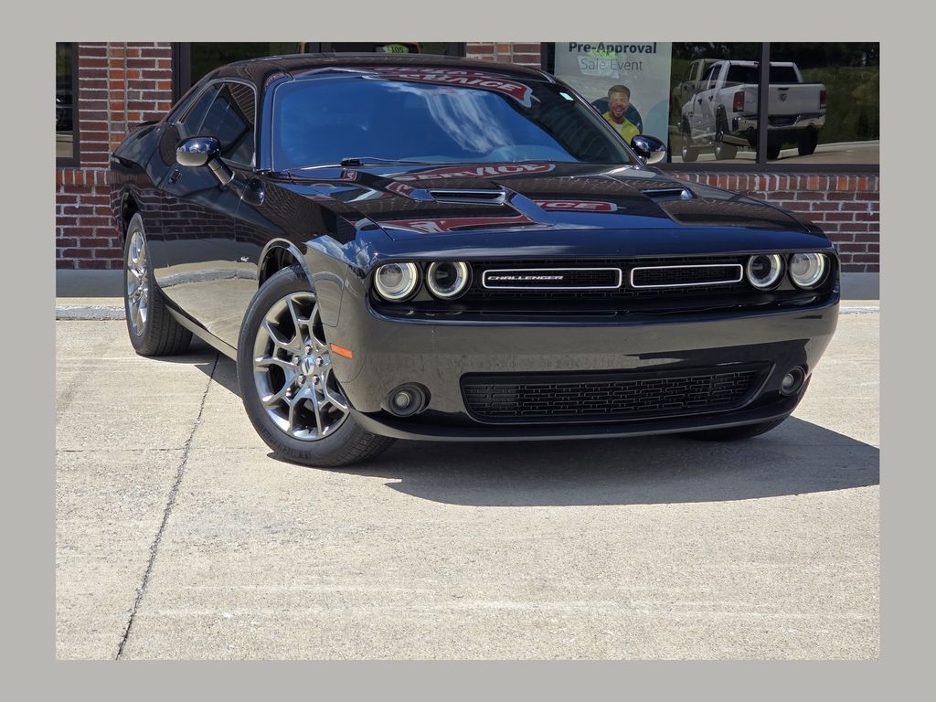 Pitch Black Clearcoat 2017 Dodge Challenger Coupe All-Wheel Drive 8-Speed Automatic