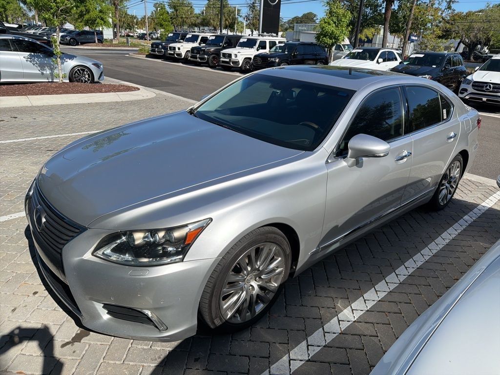 Gray (Liquid Platinum) 2013 Lexus LS 460 AWD Sedan All-Wheel Drive 8-Speed Automatic