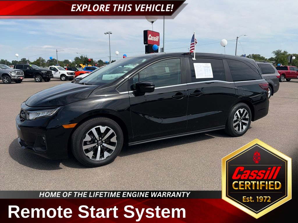 Black 2025 Honda Odyssey EX-L FWD Minivan Front-Wheel Drive Automatic