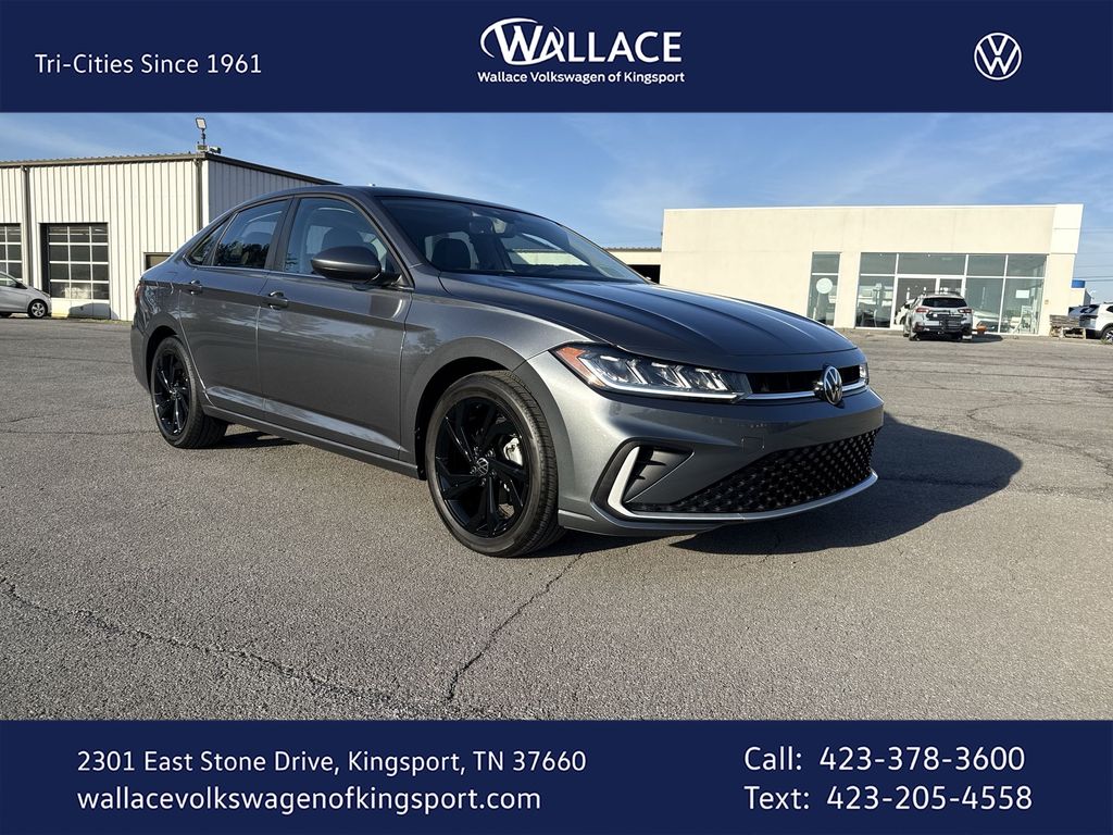 Platinum Gray Metallic 2025 Volkswagen Jetta SE FWD Sedan Front-Wheel Drive 8-Speed Automatic