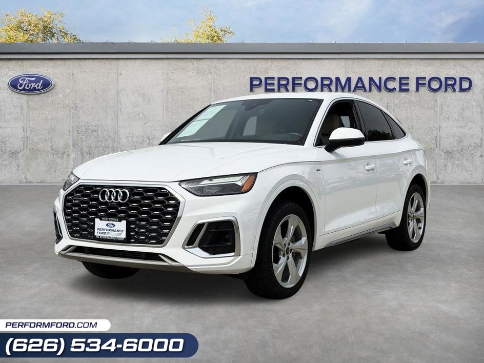 Arkona White 2024 Audi Q5 Sportback quattro Premium Plus S Line 45 TFSI AWD Sedan All-Wheel Drive 7-Speed Automatic