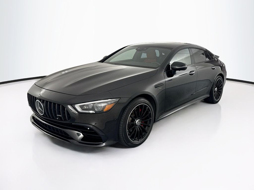 Obsidian Black Metallic 2022 Mercedes-Benz AMG GT Coupe All-Wheel Drive 9-Speed Automatic