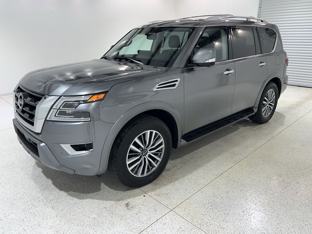 Gray (Gun Metallic) 2024 Nissan Armada SL RWD SUV / Crossover 4X2 7-Speed Automatic