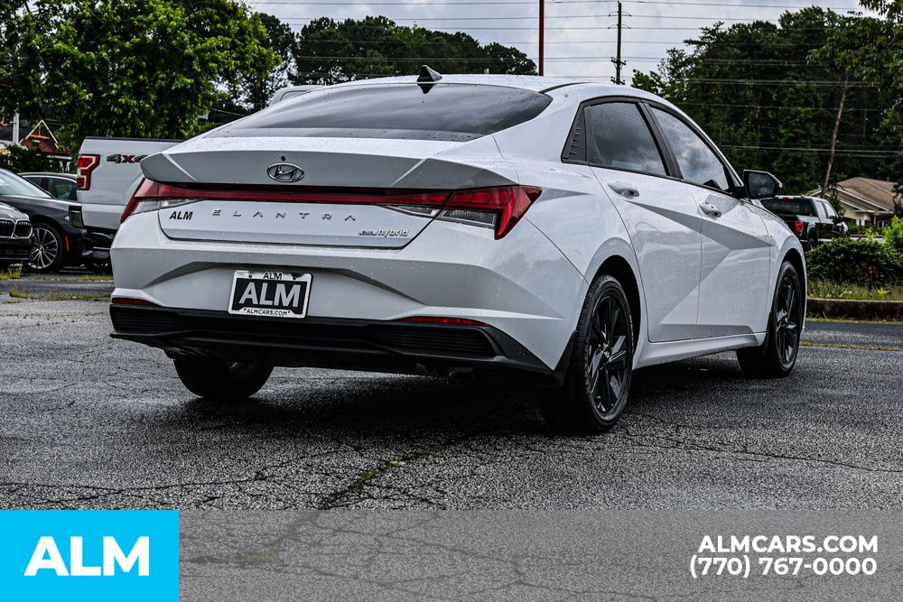 2023 Hyundai Elantra Hybrid Blue photo 5