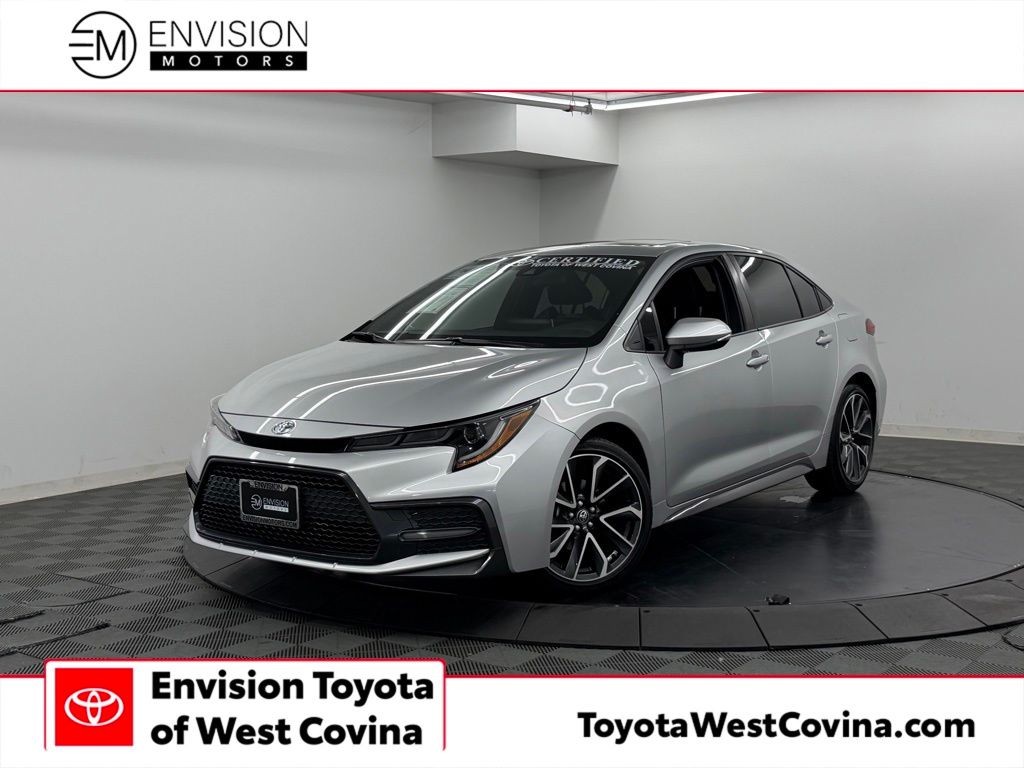 Classic Silver Metallic 2022 Toyota Corolla XSE FWD Sedan Front-Wheel Drive Continuously Variable Transmission