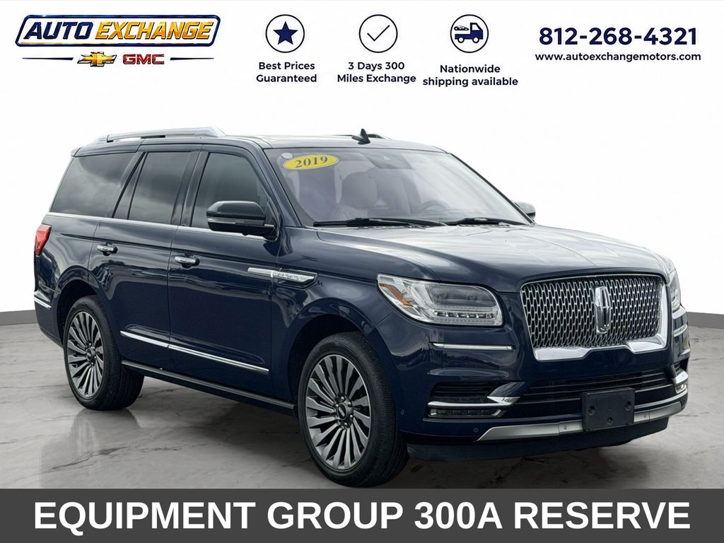 Blue 2019 Lincoln Navigator SUV / Crossover Four-Wheel Drive Automatic