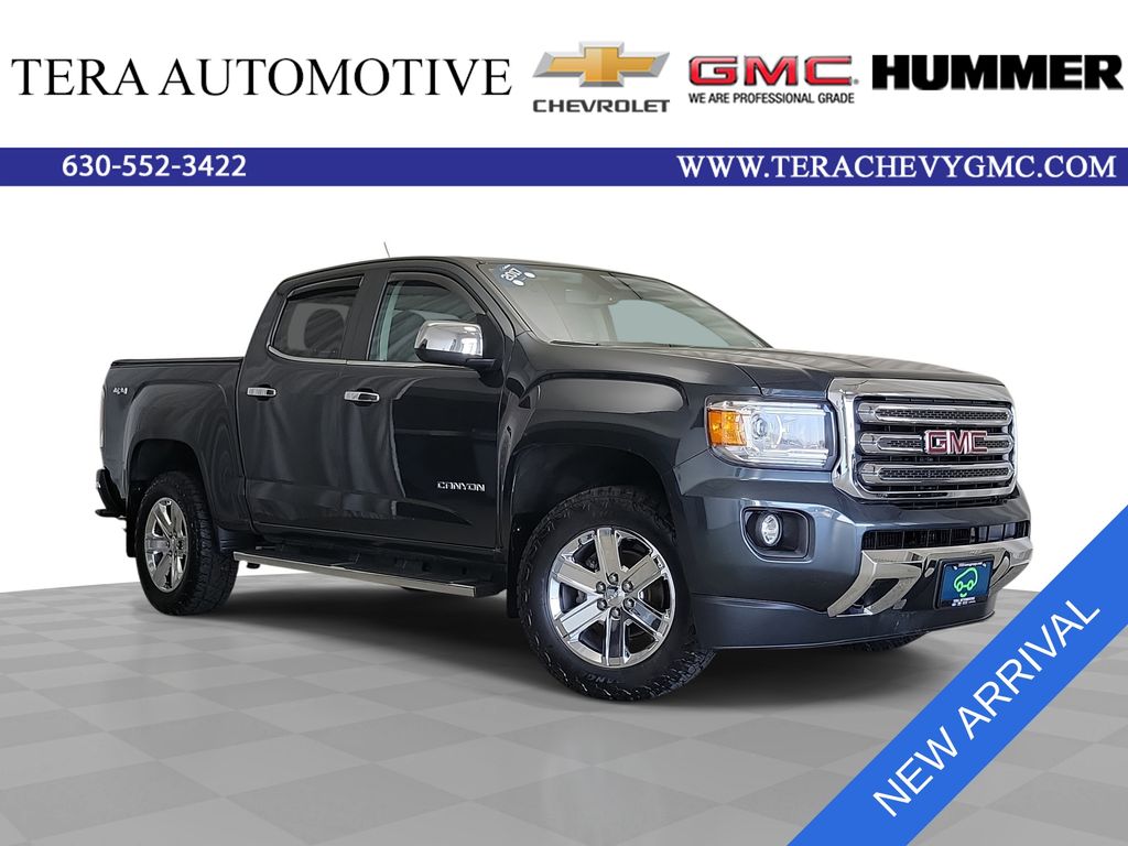 Dark Slate Metallic 2017 GMC Canyon Pickup Truck Four-Wheel Drive 8-Speed Automatic