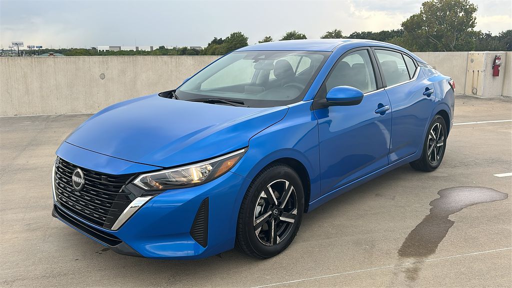 2025 Nissan Sentra SV Blue at South Houston Nissan