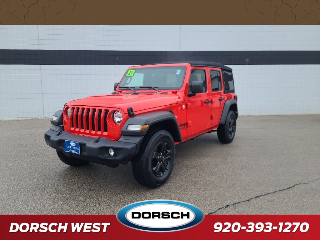 used 2021 Jeep Wrangler car, priced at $27,418