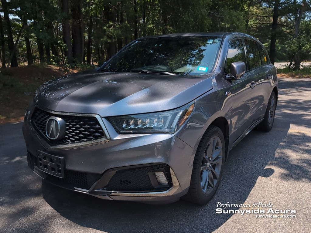 Gray (Gunmetal Metallic) 2019 Acura MDX SUV / Crossover All-Wheel Drive 9-Speed Automatic