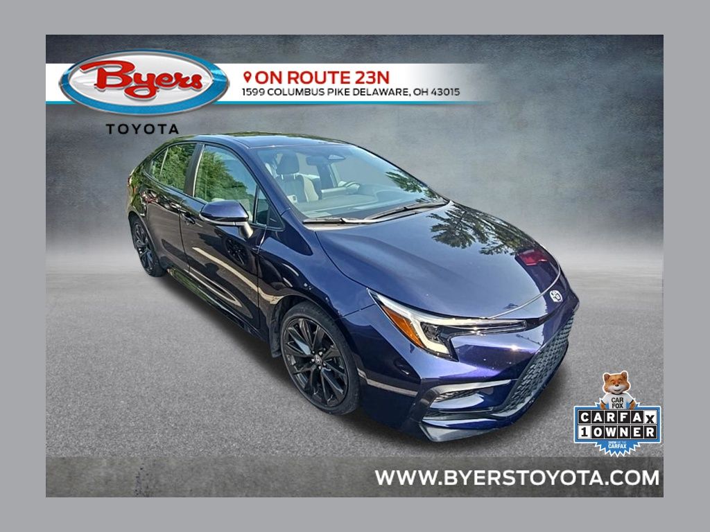 Blueprint 2024 Toyota Corolla Sedan Front-Wheel Drive Continuously Variable Transmission