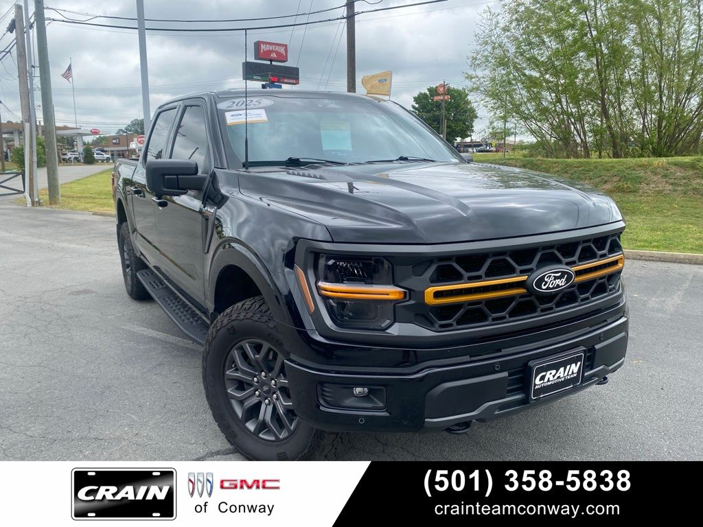 Black Metallic 2025 Ford F-150 Pickup Truck Four-Wheel Drive Automatic