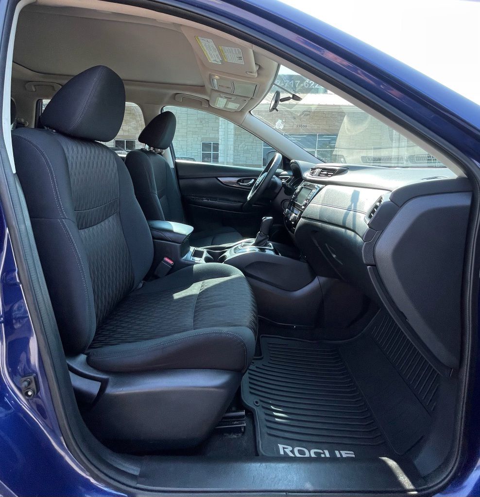2018 Nissan Rogue SV Blue at Texan Dodge Chrysler Jeep Ram