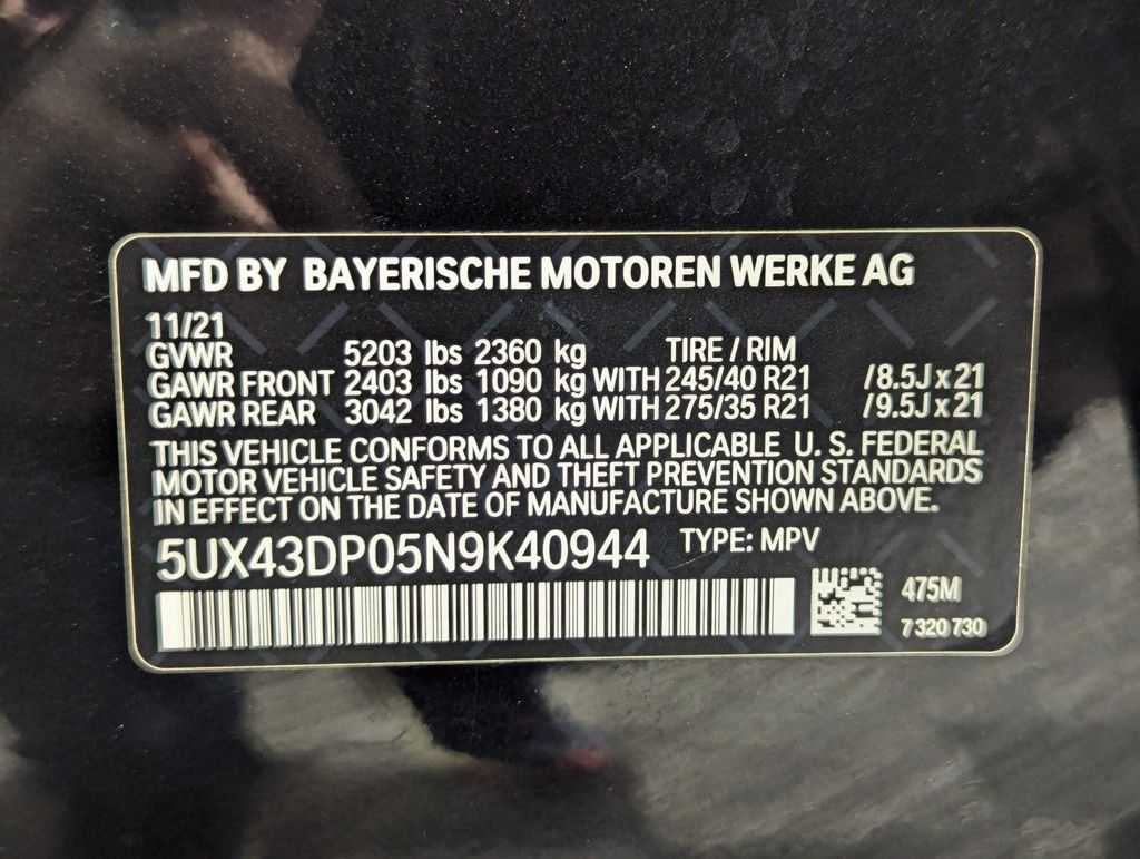 2022 BMW X3 sDrive30i photo