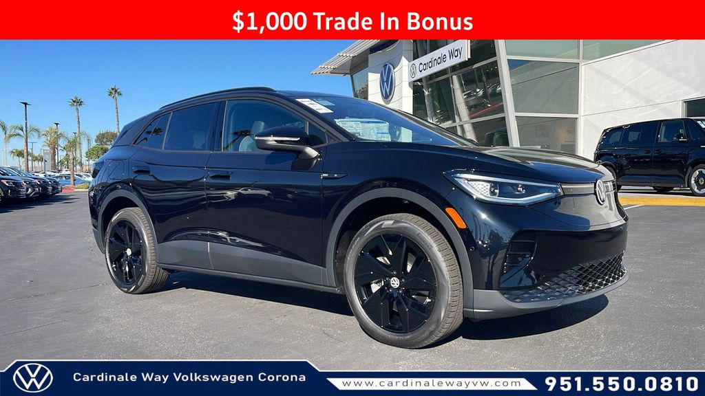 Black 2025 Volkswagen ID.4 SUV / Crossover All-Wheel Drive Automatic