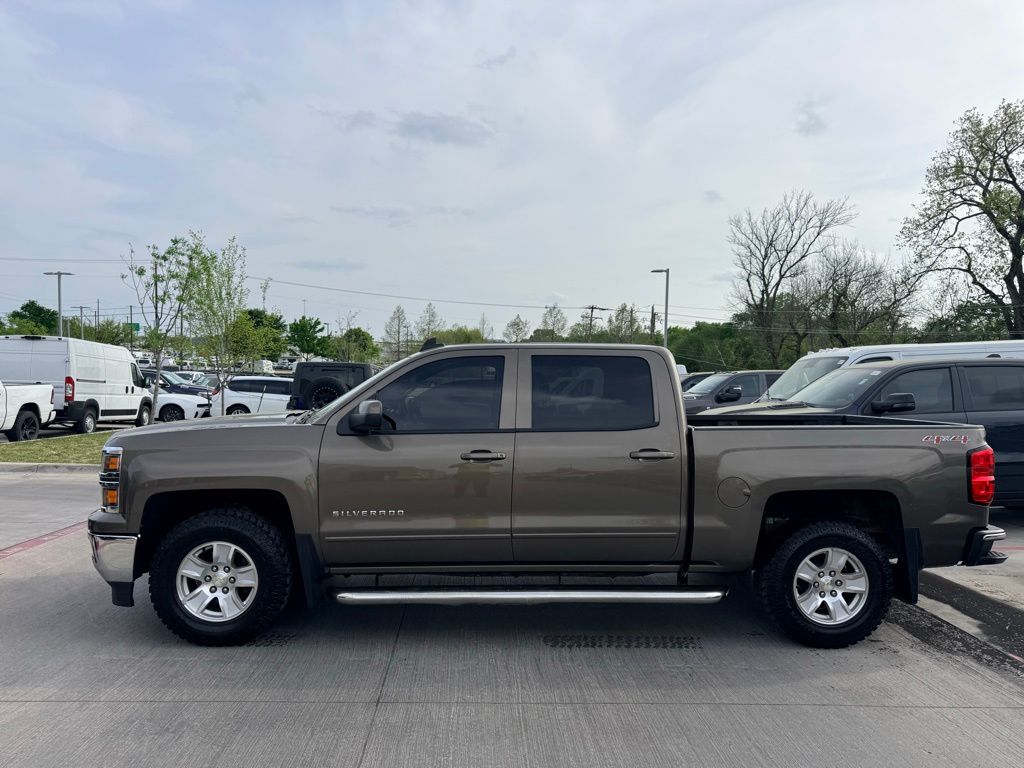 Brownstone Metallic 2015 Chevrolet Silverado 1500 LT Crew Cab 4WD Pickup Truck Four-Wheel Drive 6-Speed Automatic Overdrive