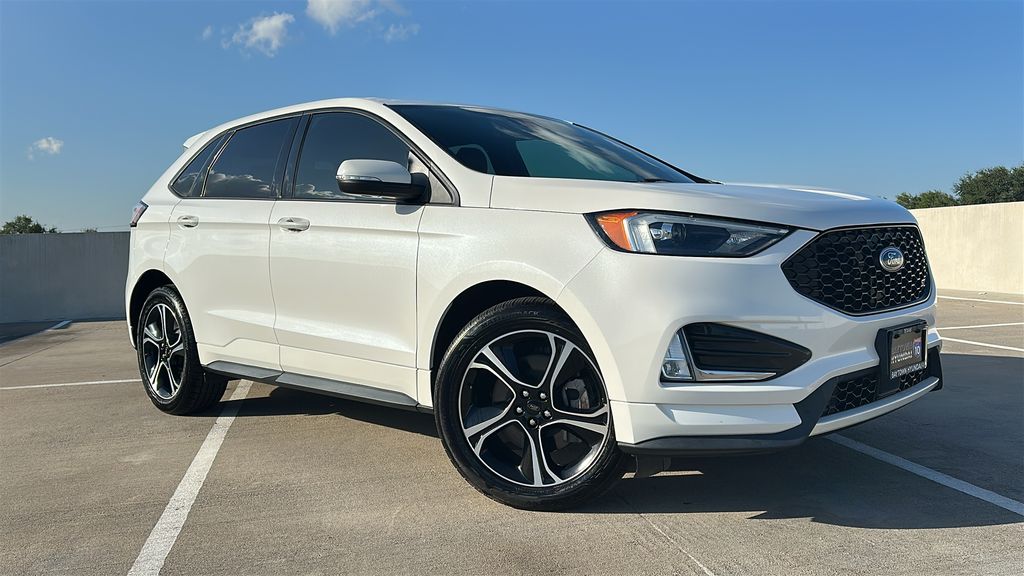 2023 Ford Edge ST White at North Houston Mitsubishi