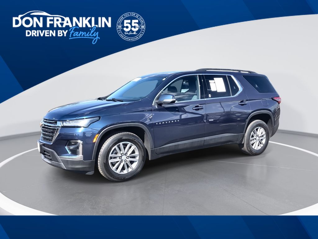 Northsky Blue Metallic 2023 Chevrolet Traverse LT Cloth AWD SUV / Crossover Four-Wheel Drive 9-Speed Automatic