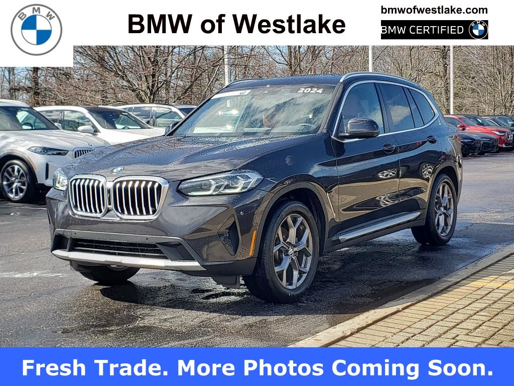 Gray (Dark Graphite Metallic) 2024 BMW X3 xDrive30i AWD SUV / Crossover All-Wheel Drive 8-Speed Automatic