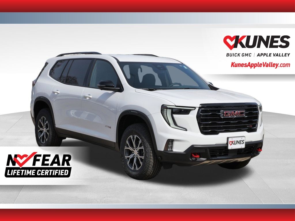 Summit White 2026 GMC Acadia SUV / Crossover Four-Wheel Drive 8-Speed Automatic