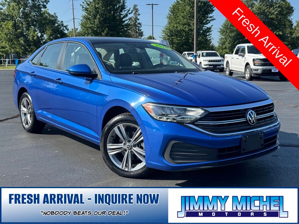 Rising Blue Metallic 2024 Volkswagen Jetta Sedan Front-Wheel Drive 8-Speed Automatic