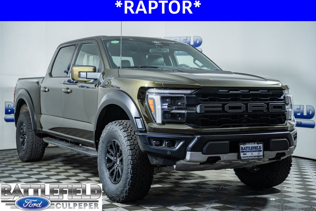 Shelter Green 2026 Ford F-150 Raptor SuperCrew 4WD Pickup Truck Four-Wheel Drive Automatic