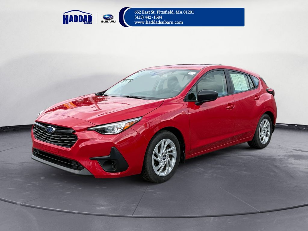 Pure Red 2024 Subaru Impreza Wagon All-Wheel Drive Continuously Variable Transmission