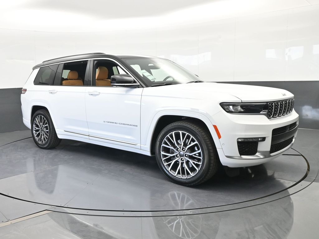 New 2025 Bright White Clearcoat Jeep Summit image 8