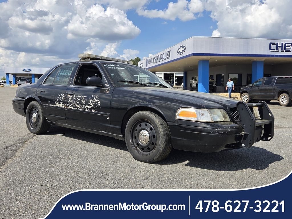 2011 Ford Crown Victoria Police Interceptor Sedan Rear-Wheel Drive 4-Speed Automatic Overdrive