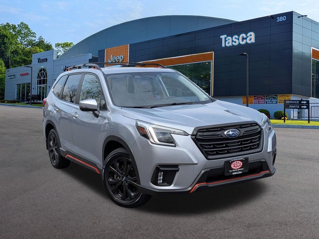 Ice Silver Metallic 2023 Subaru Forester SUV / Crossover All-Wheel Drive Continuously Variable Transmission