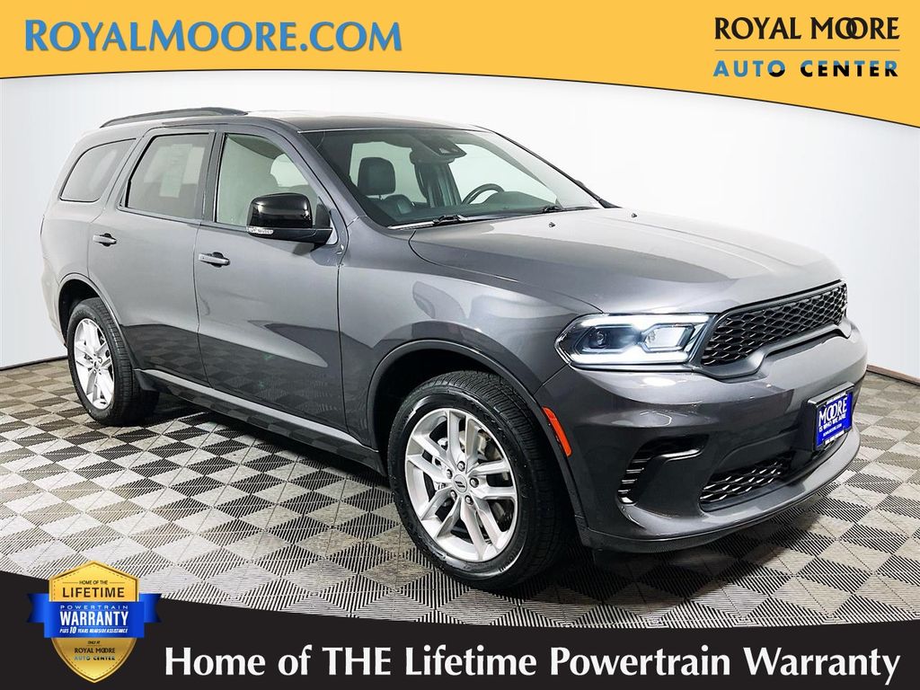 Vapor Gray 2024 Dodge Durango GT Plus AWD SUV / Crossover All-Wheel Drive 8-Speed Automatic