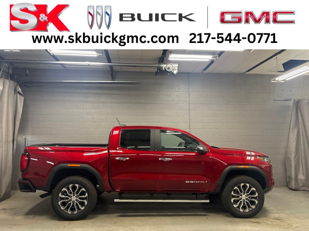 Volcanic Red Tintcoat 2026 GMC Canyon Pickup Truck Four-Wheel Drive 8-Speed Automatic