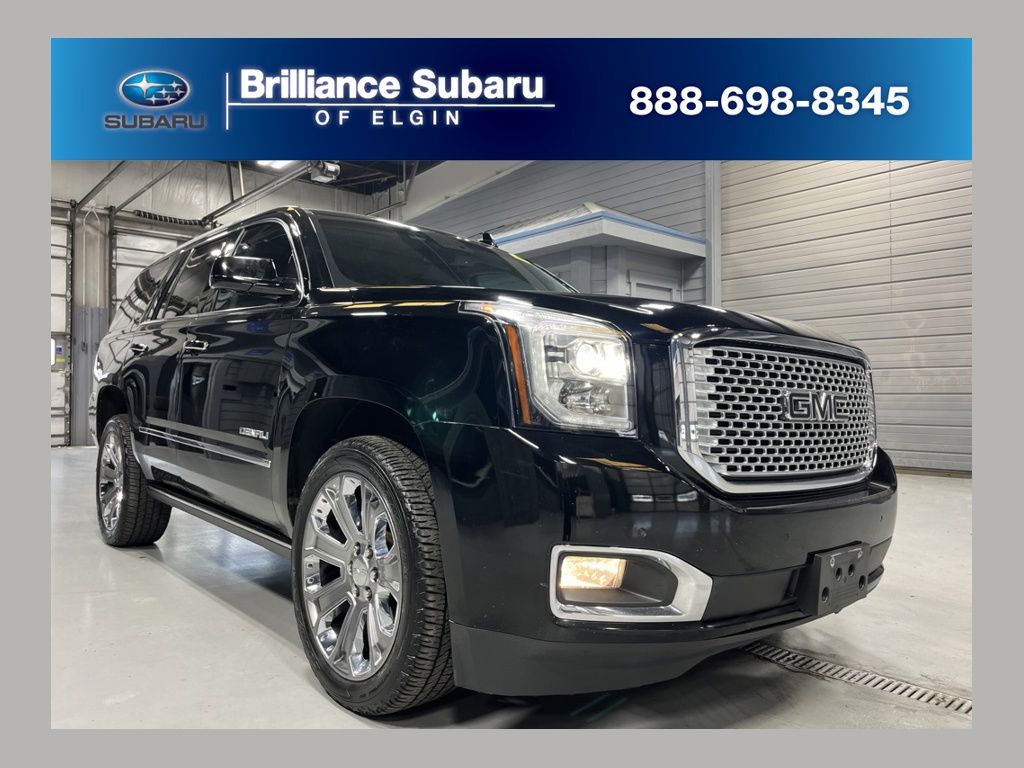 Onyx Black 2017 GMC Yukon SUV / Crossover Four-Wheel Drive 8-Speed Automatic Overdrive