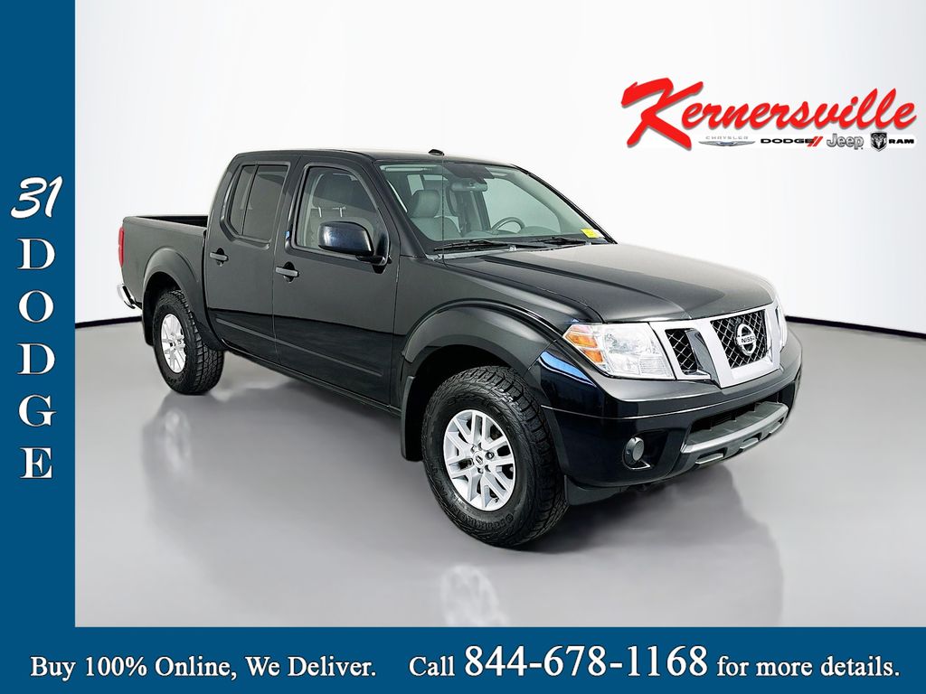 Gray (Magnetic Black) 2017 Nissan Frontier SV V6 Crew Cab 4WD Pickup Truck Four-Wheel Drive 5-Speed Automatic Overdrive