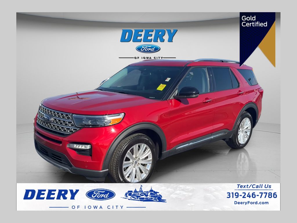 Rapid Red Metallic Tinted Clearcoat 2024 Ford Explorer SUV / Crossover All-Wheel Drive Automatic