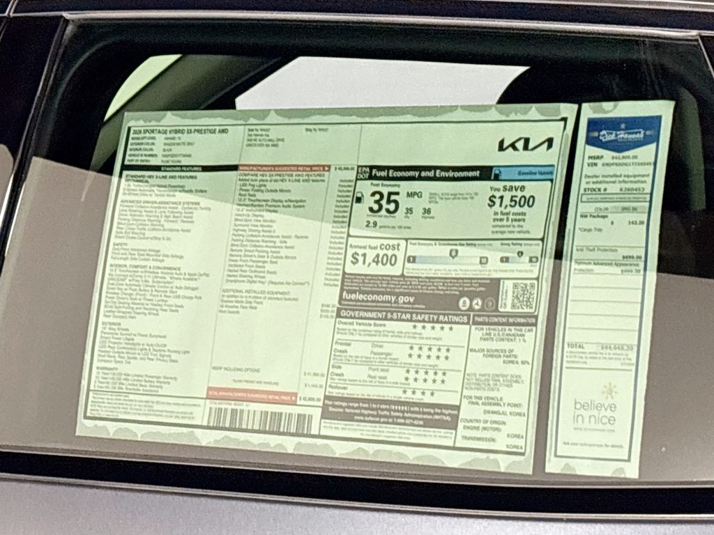 2026 Kia Sportage Hybrid SX-Prestige