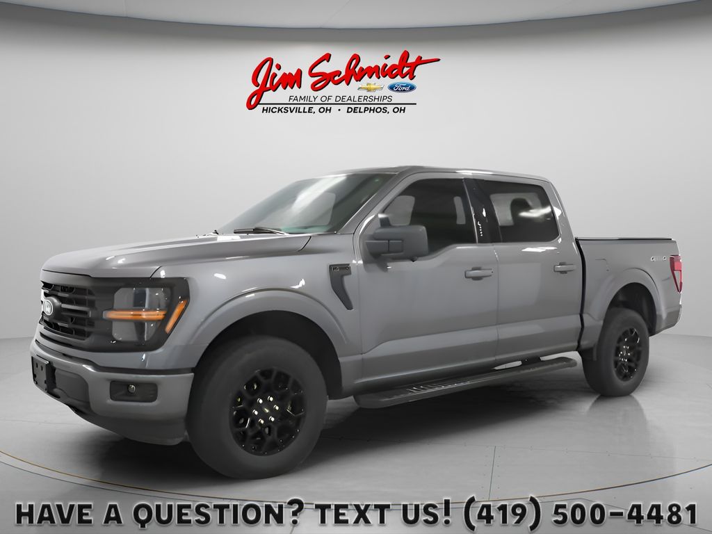 Carbonized Gray Metallic 2024 Ford F-150 Pickup Truck Four-Wheel Drive Automatic