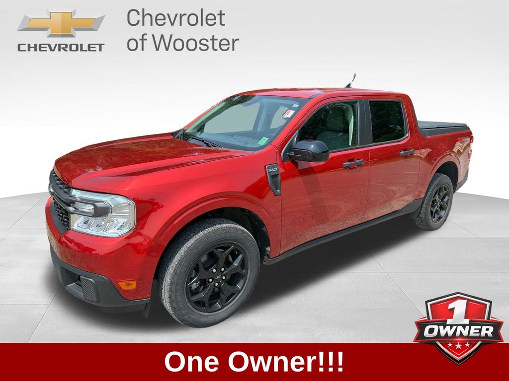 Chili Pepper Red 2024 Ford Maverick Pickup Truck All-Wheel Drive 8-Speed Automatic