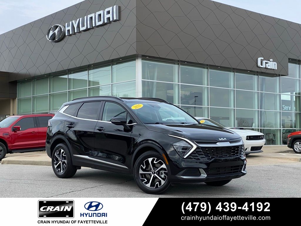 Ebony Black 2025 Kia Sportage EX AWD SUV / Crossover All-Wheel Drive 8-Speed Automatic