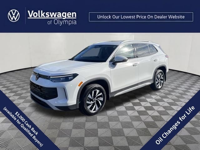 Pure White 2026 Volkswagen Tiguan SUV / Crossover All-Wheel Drive 8-Speed Automatic