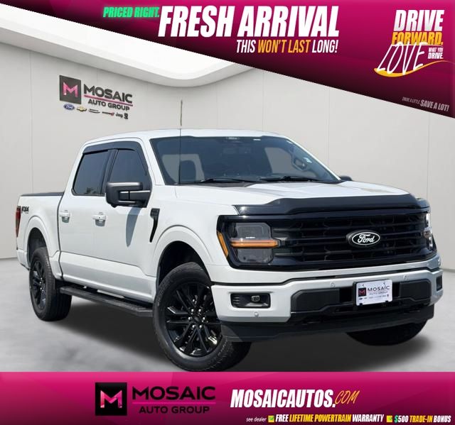 Gray 2024 Ford F-150 Pickup Truck Four-Wheel Drive Automatic
