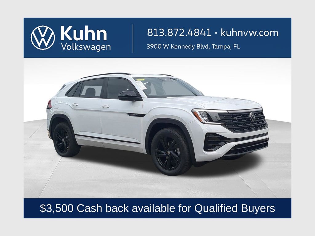 Opal White Pearl 2026 Volkswagen Atlas Cross Sport SUV / Crossover All-Wheel Drive 8-Speed Automatic