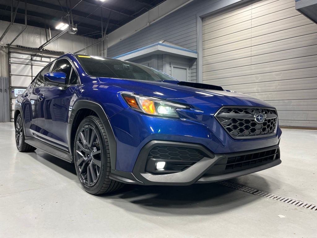 Sapphire Blue 2022 Subaru WRX Sedan All-Wheel Drive 6-Speed Manual