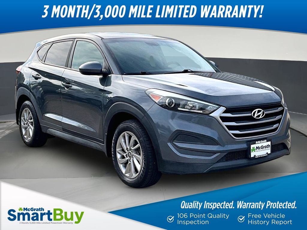 Coliseum Gray 2018 Hyundai Tucson SUV / Crossover All-Wheel Drive 6-Speed Automatic