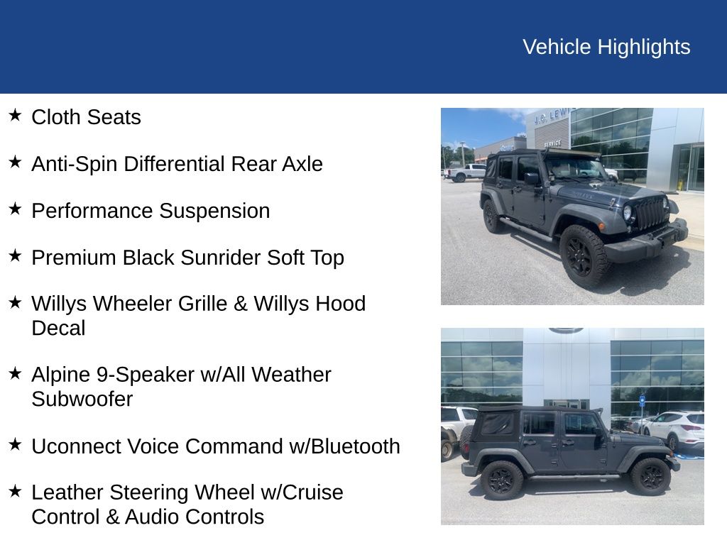 2016 Jeep Wrangler Unlimited Sport